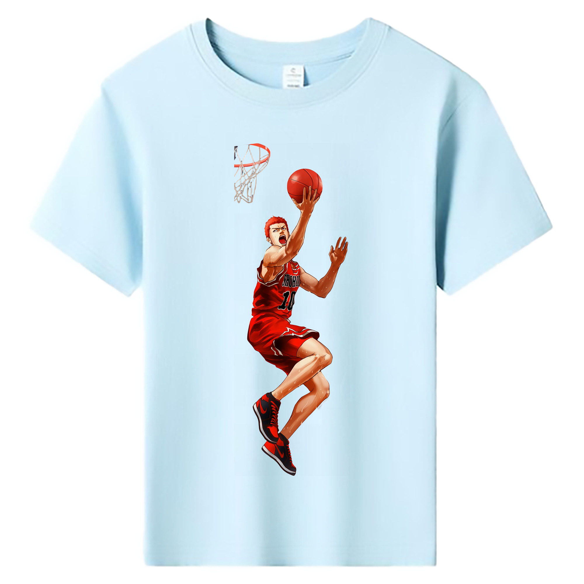 （画像用） SLAM DUNK／スラムダンク 綿100％キッズTシャツ（フロントプリント）